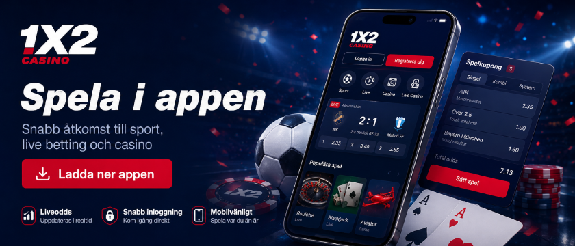 1X2 Casino App